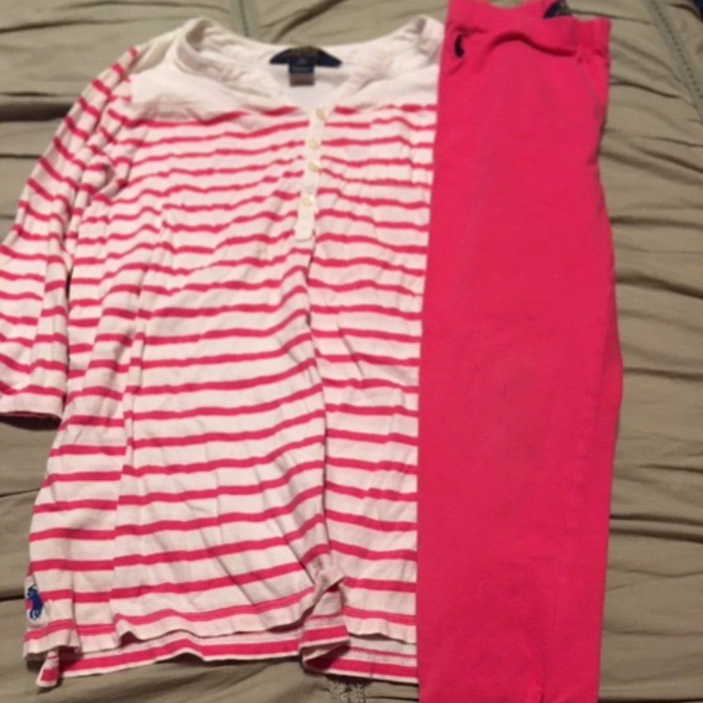 Kids Polo Pink outfit